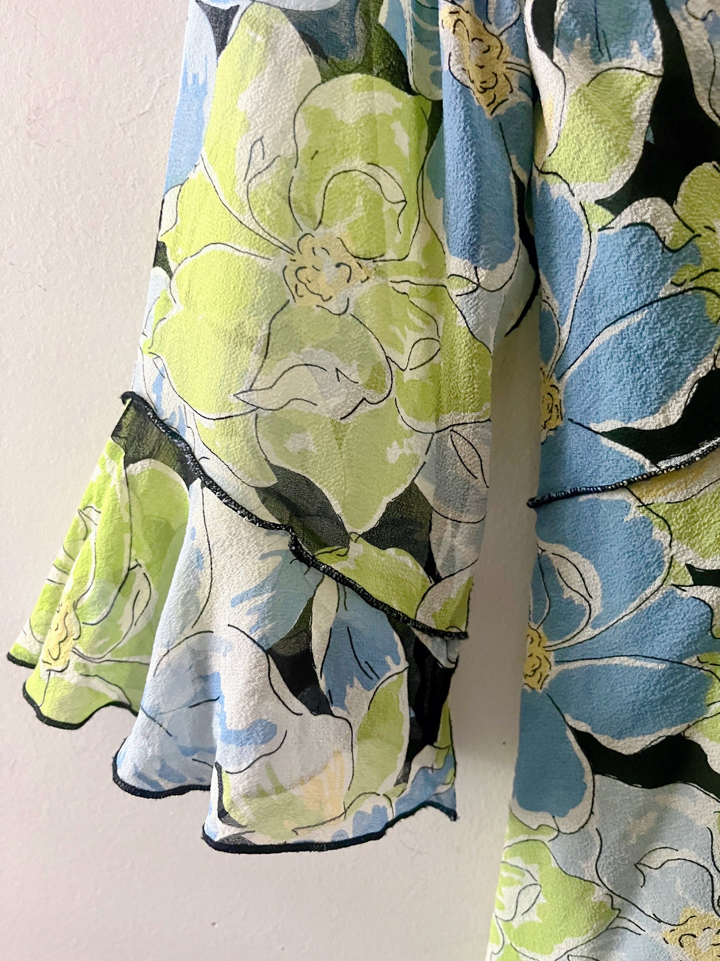 Silk Floral Blouse| XS/S