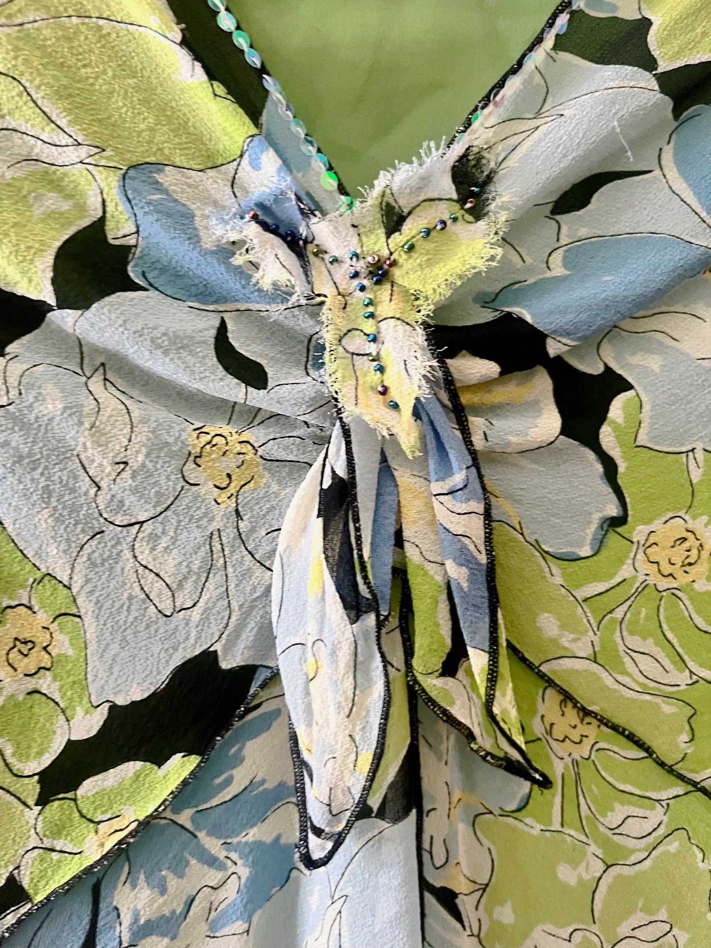 Silk Floral Blouse| XS/S
