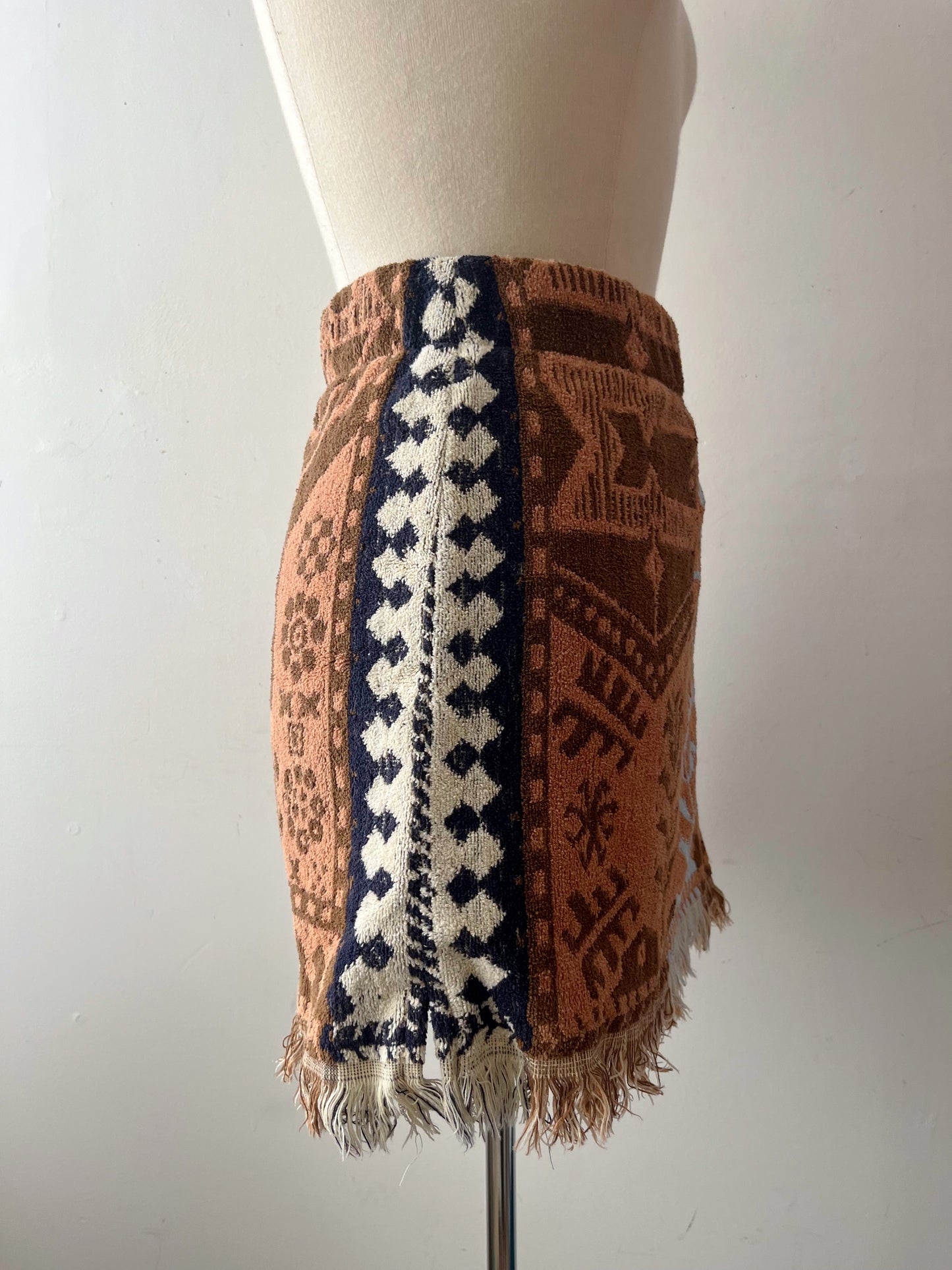 Aztec Cool Towel Mini Skirt