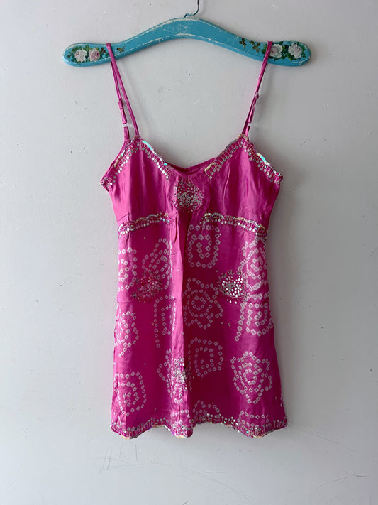 Vintage Silk Artisan Cami| XS/S