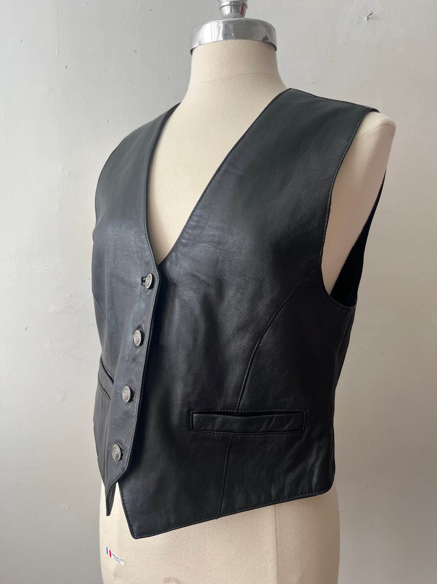 Carole Little Soft Leather Vest