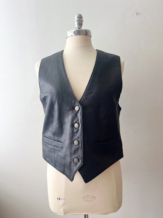 Carole Little Soft Leather Vest