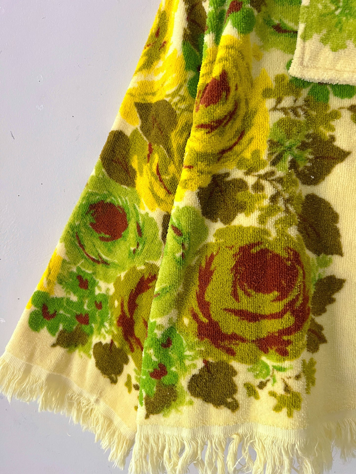 Vintage Rose Towel Jacket | S/M