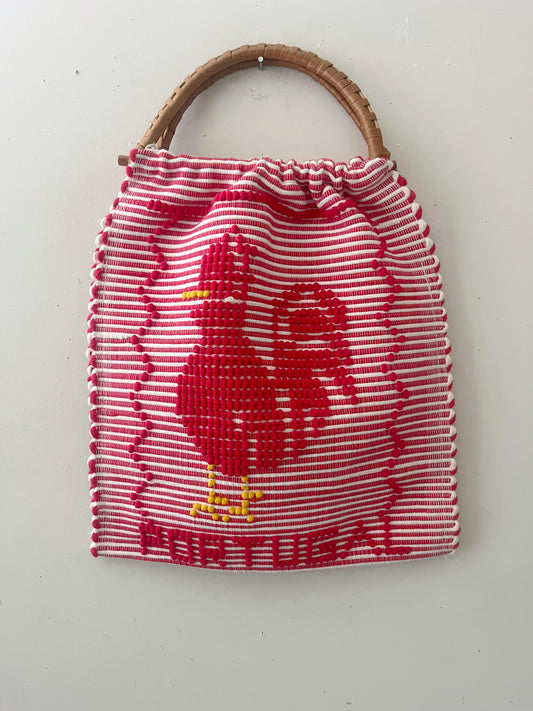 Mid Century Red Rooster Bag