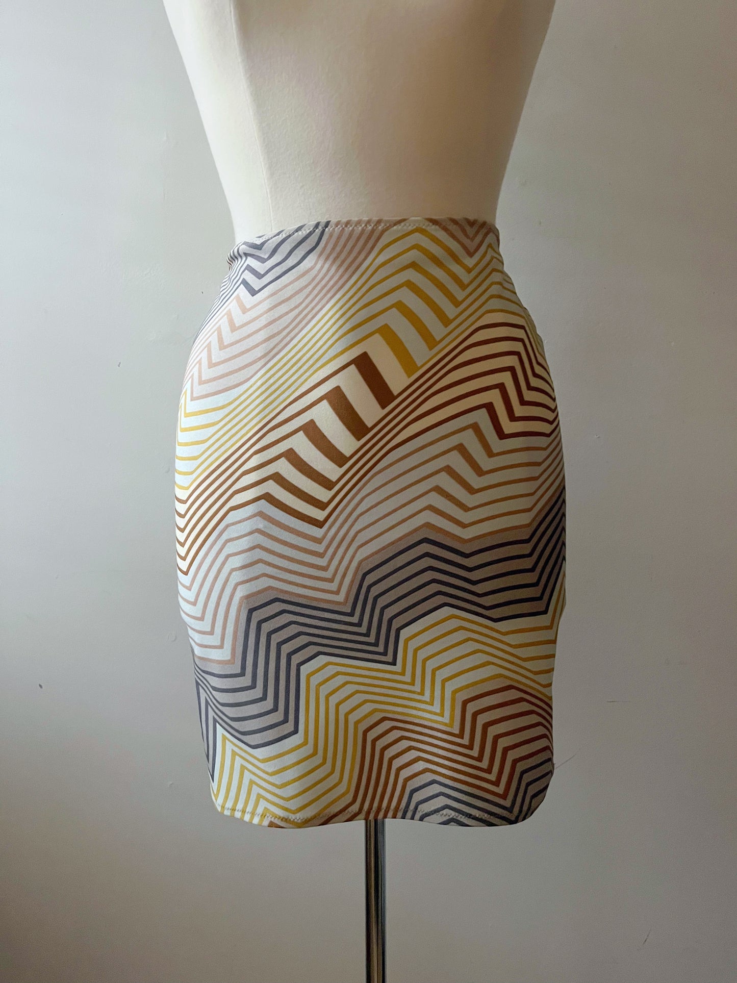 Missoni Nylon Neutral Mini Skirt