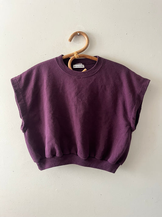 Modern Crew Sweat Top Plum| One Size