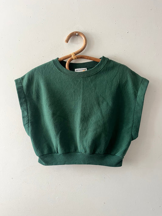 Modern Crew Sweat Top Deep Green| S/M
