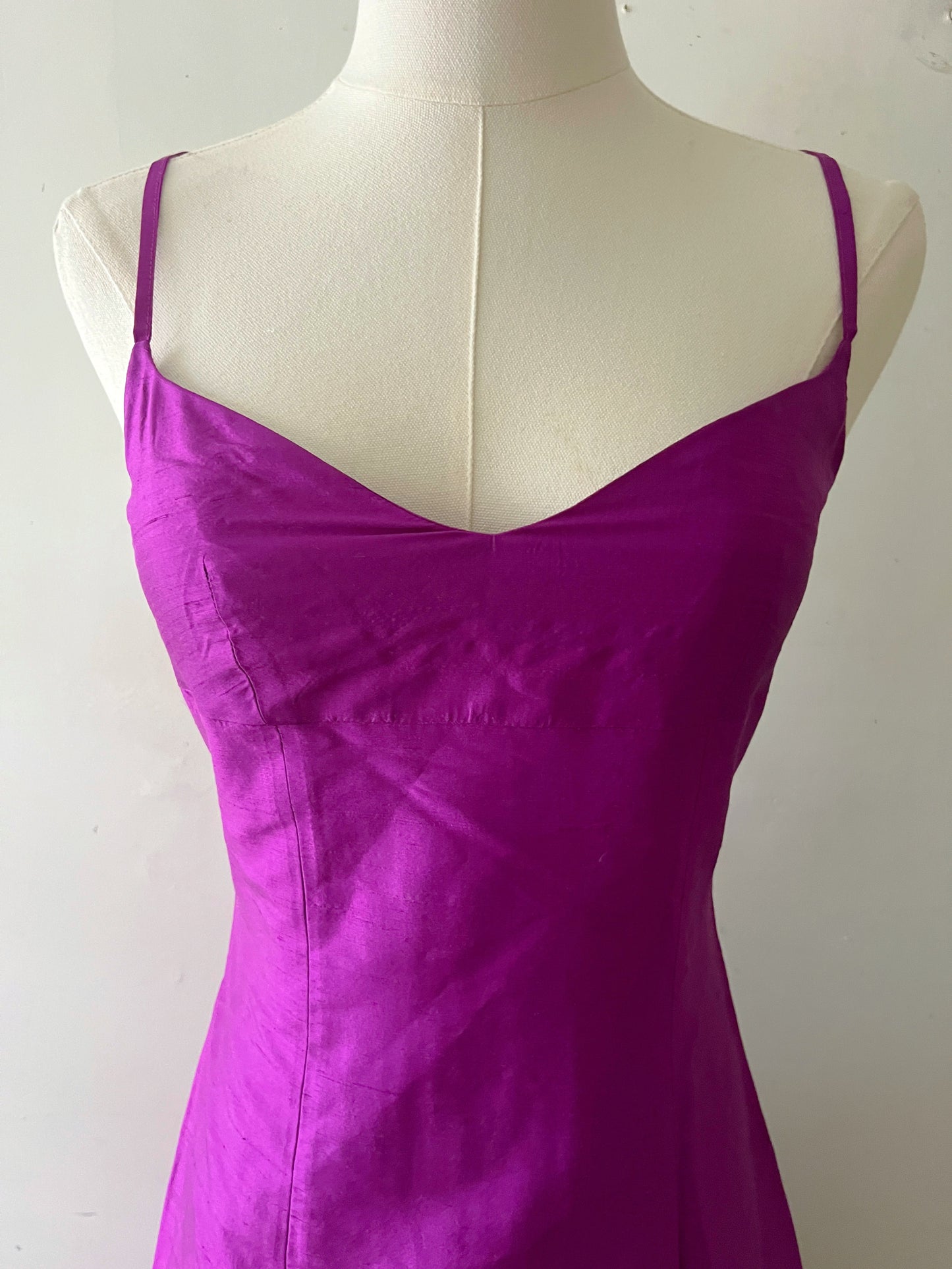 Tara Jarmon Purple Violet Silk Dress | XS/S