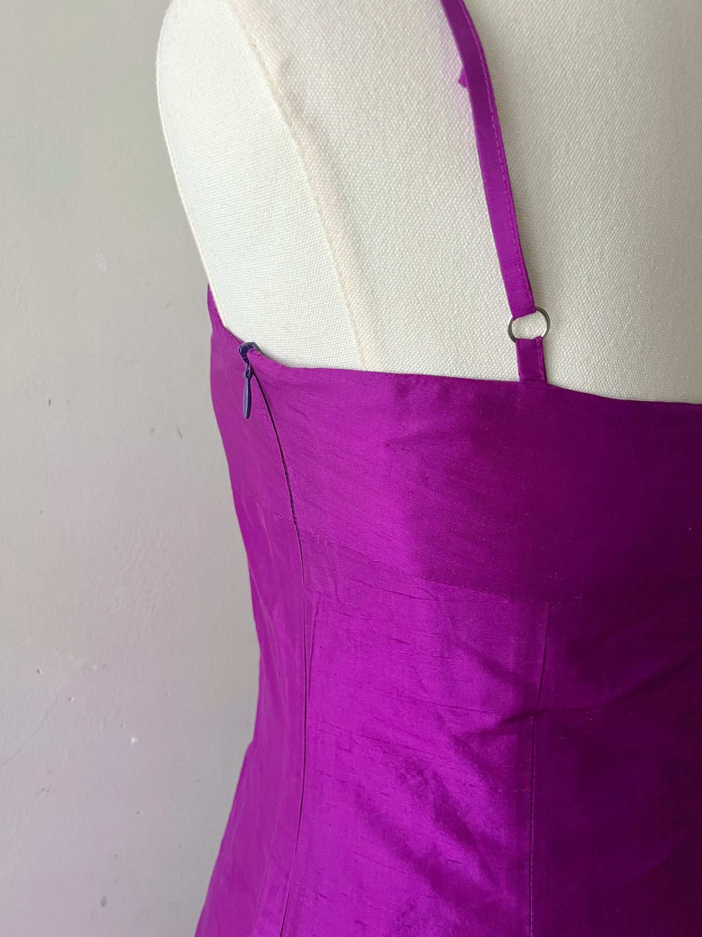 Tara Jarmon Purple Violet Silk Dress | XS/S