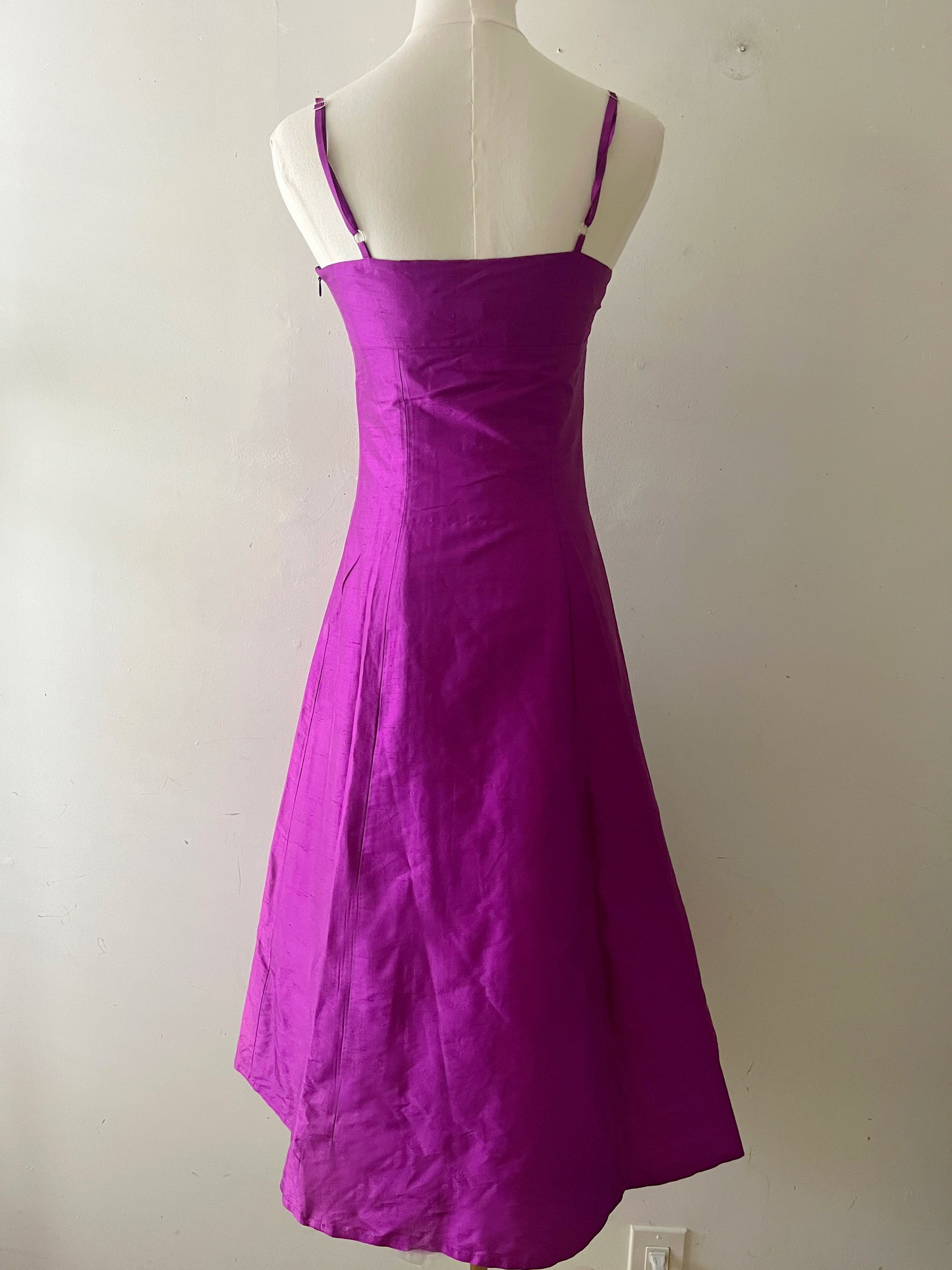 Tara Jarmon Purple Violet Silk Dress | XS/S