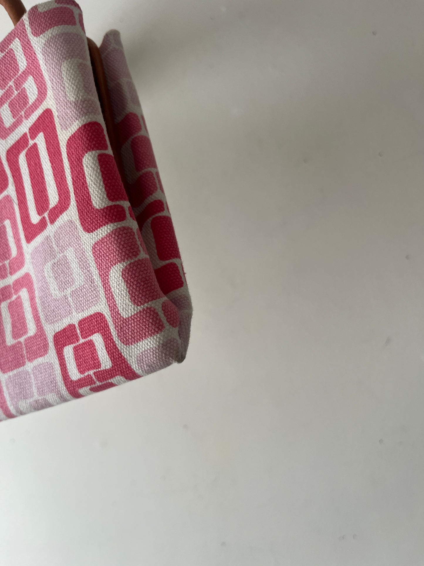 Angela Adams Mod Geometric Canvas Handbag Clutch