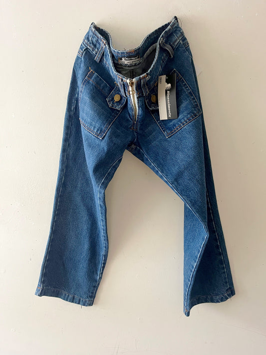 Low Rise Denim Capri Jeans| S/M