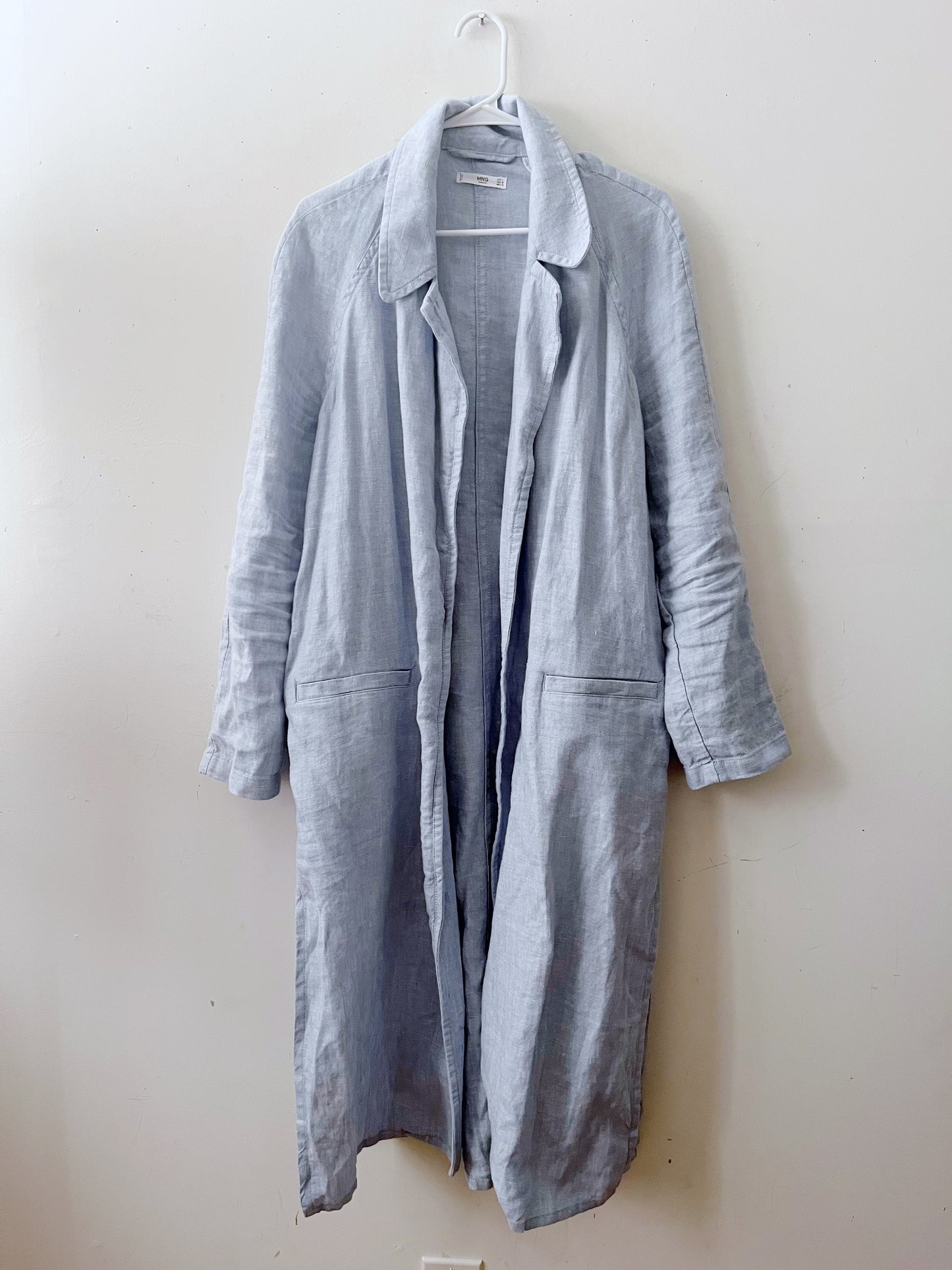 Linen Duster Jacket| Medium