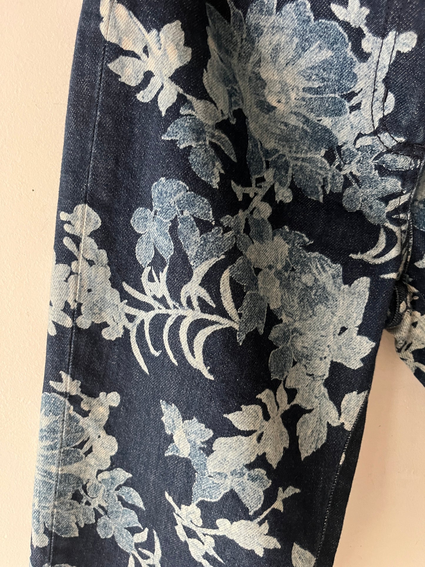 Etro Floral Print Denim| Medium