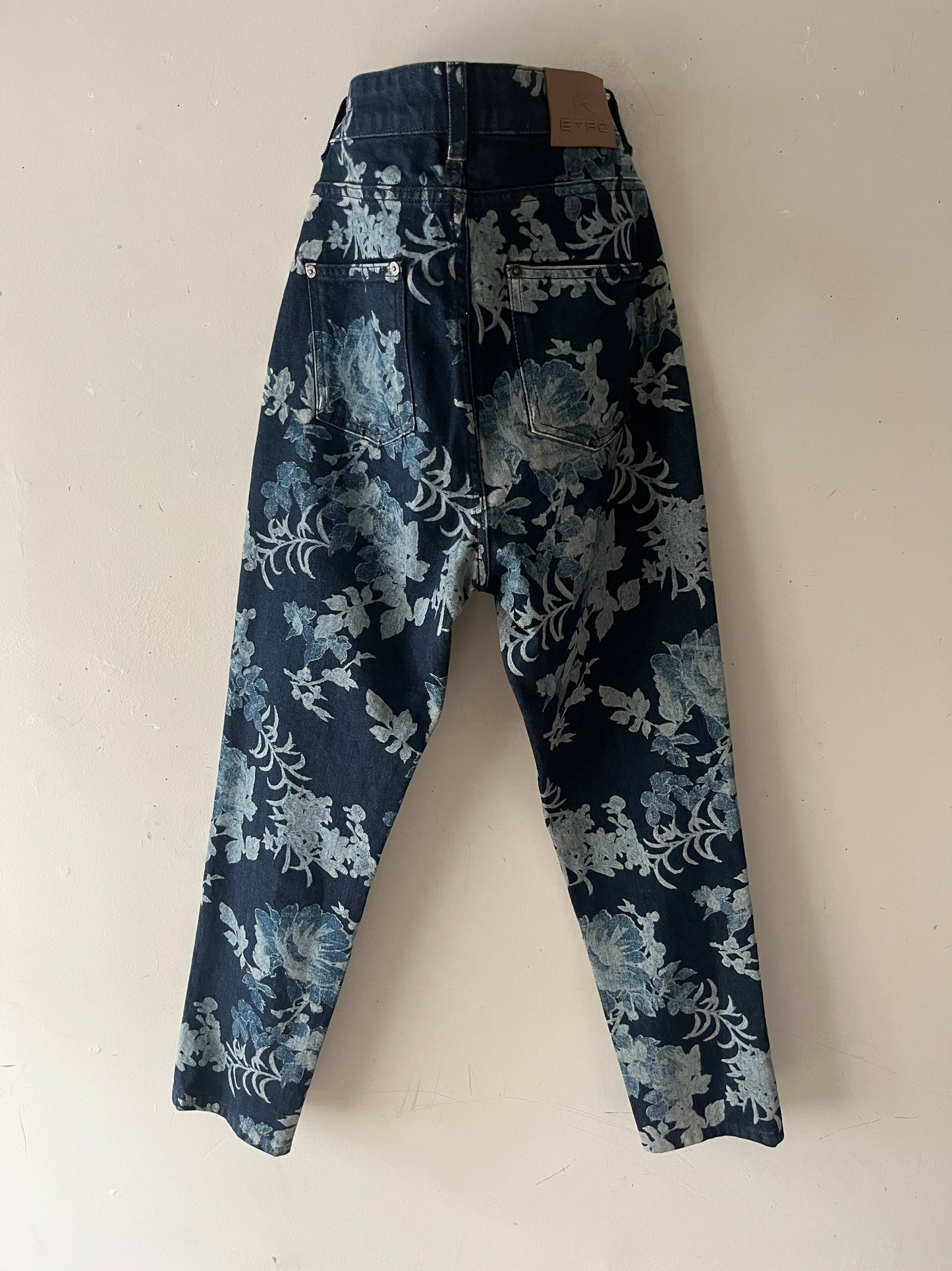 Etro Floral Print Denim| Medium