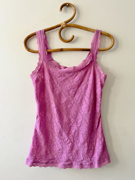 Mesh Lace Lavender Top| Medium