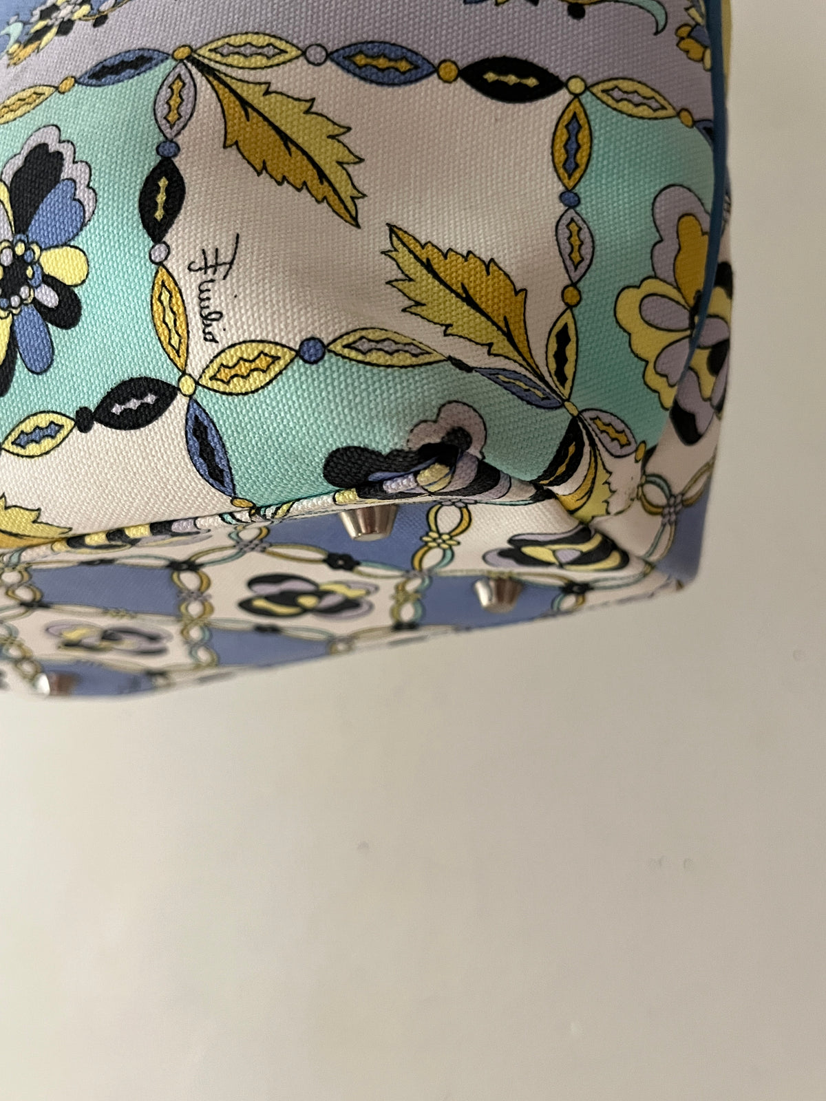 Emilio Pucci Printed Canvas Tote Bag