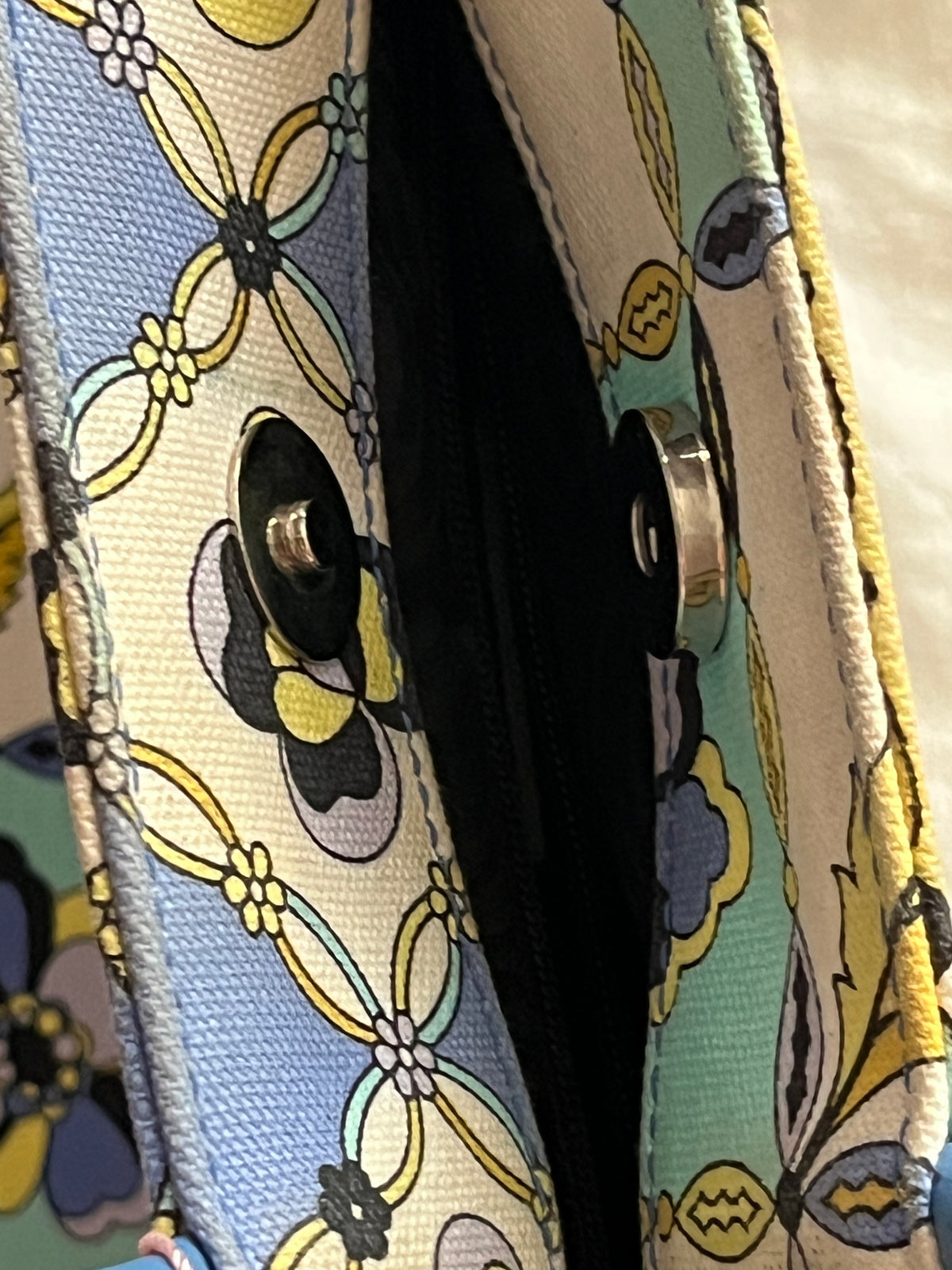 Emilio Pucci Printed Canvas Tote Bag