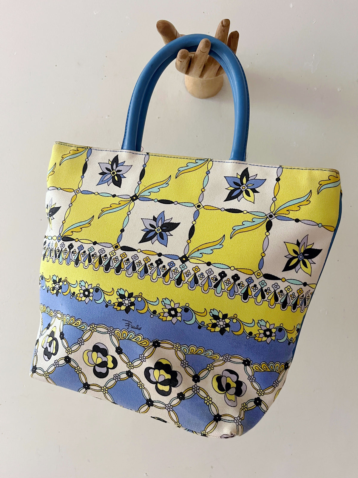 Emilio Pucci Printed Canvas Tote Bag