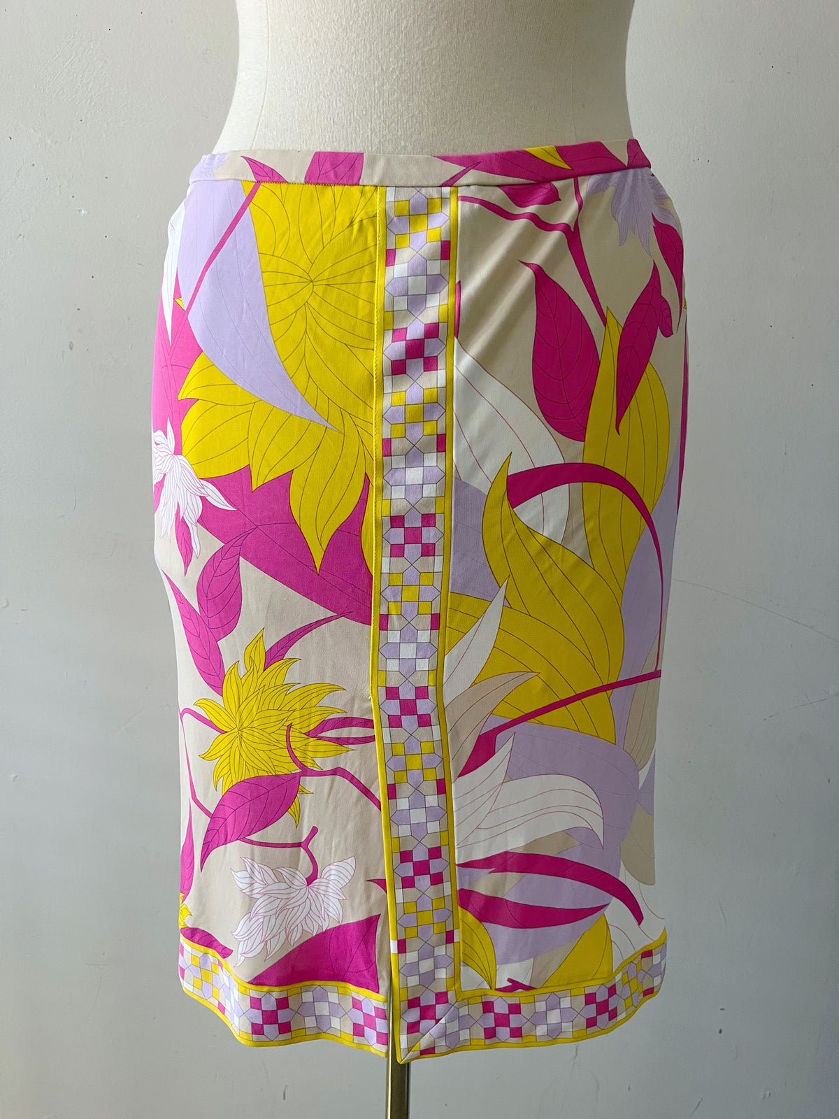 Emilio Pucci Jersey Silk Skirt| M/L