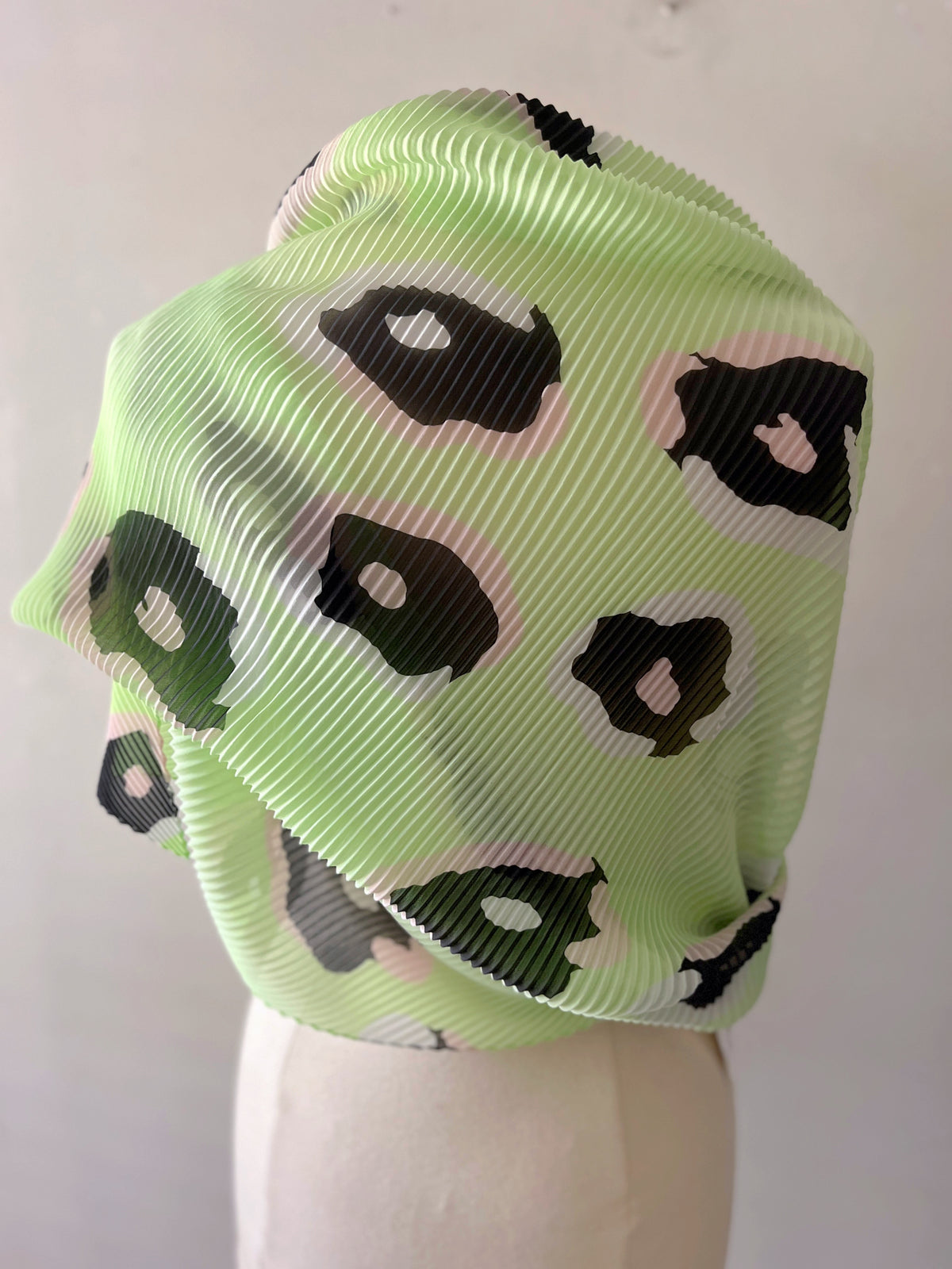 Issey Miyake Pleated Floral Vereve Scarf