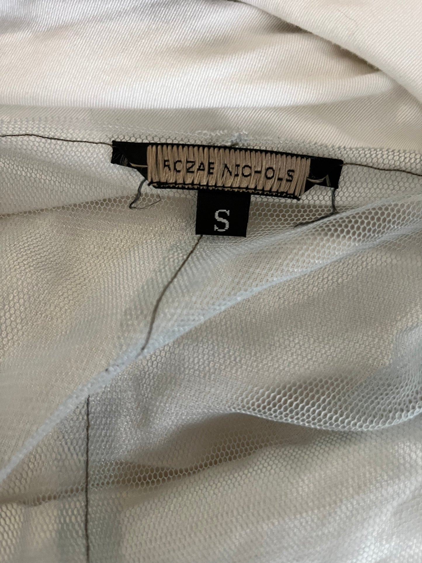 Pale Blue Mesh Lace Dress| Small