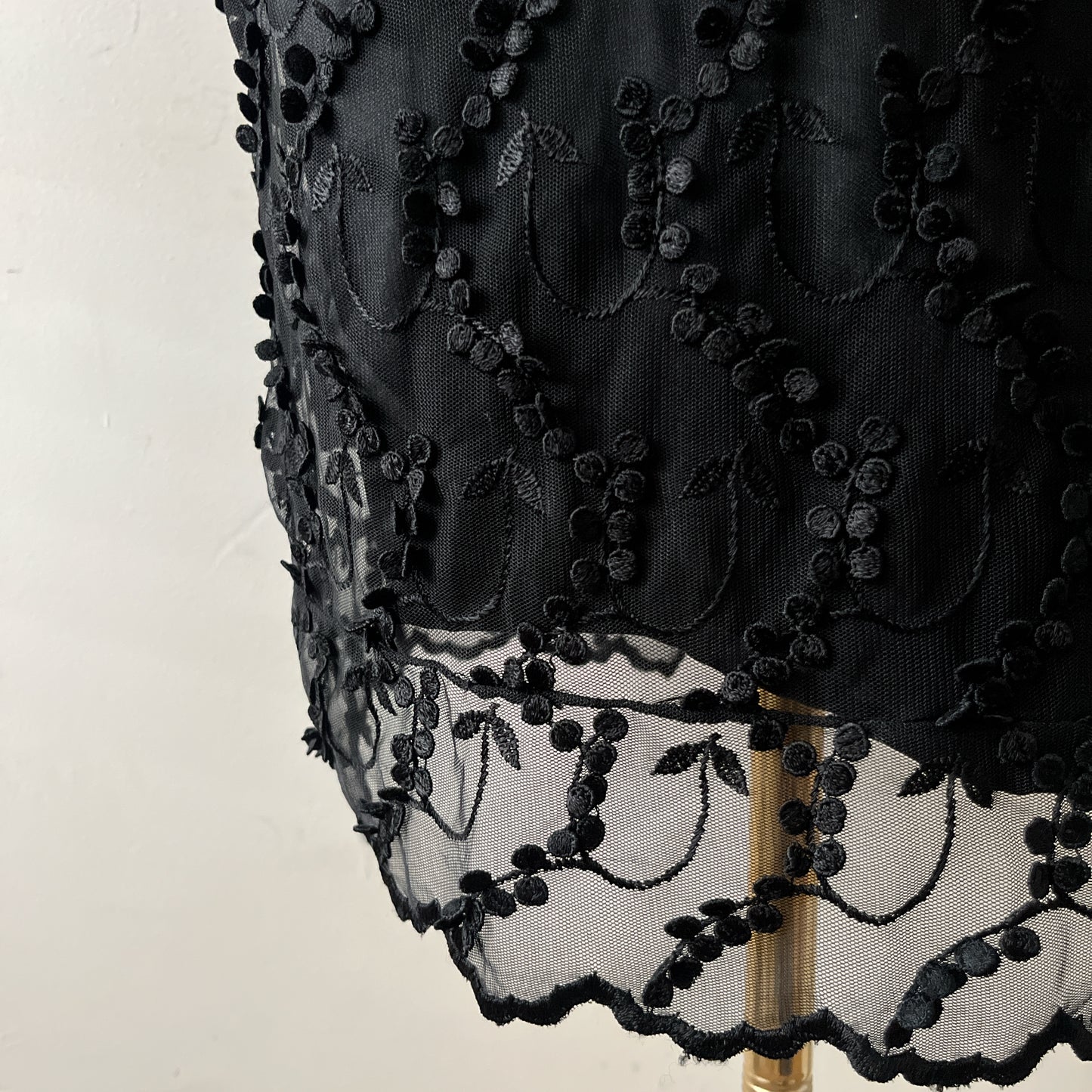 3D Floral Mesh Dress| Small