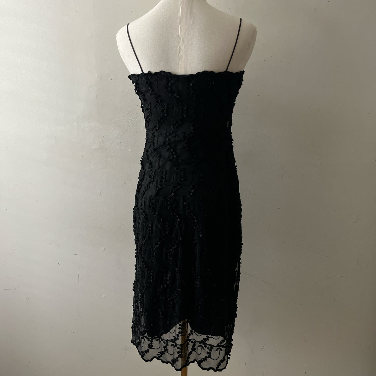 3D Floral Mesh Dress| Small