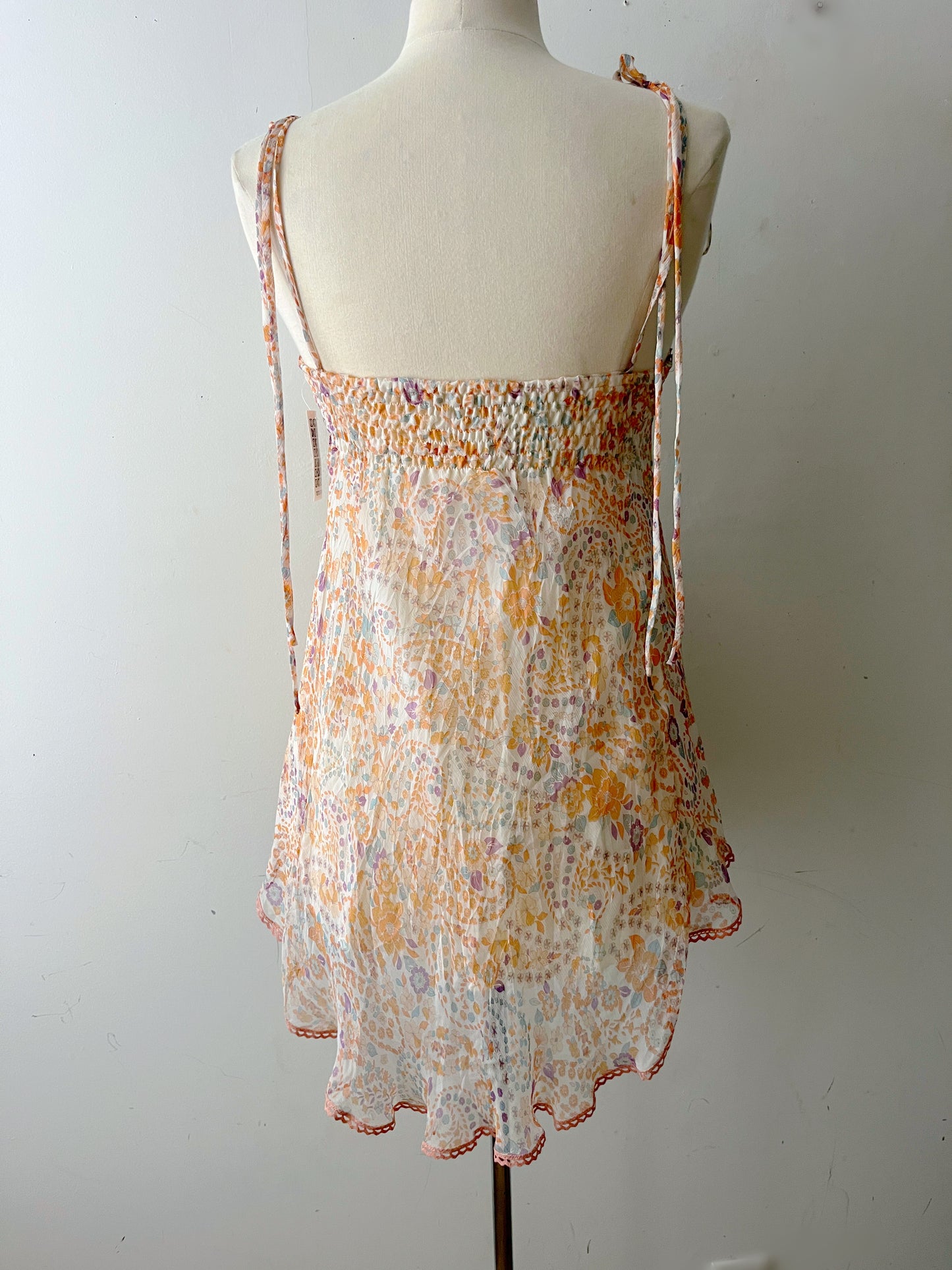 In Love Y2K Floral Silk Babydoll Fairy Top| Medium