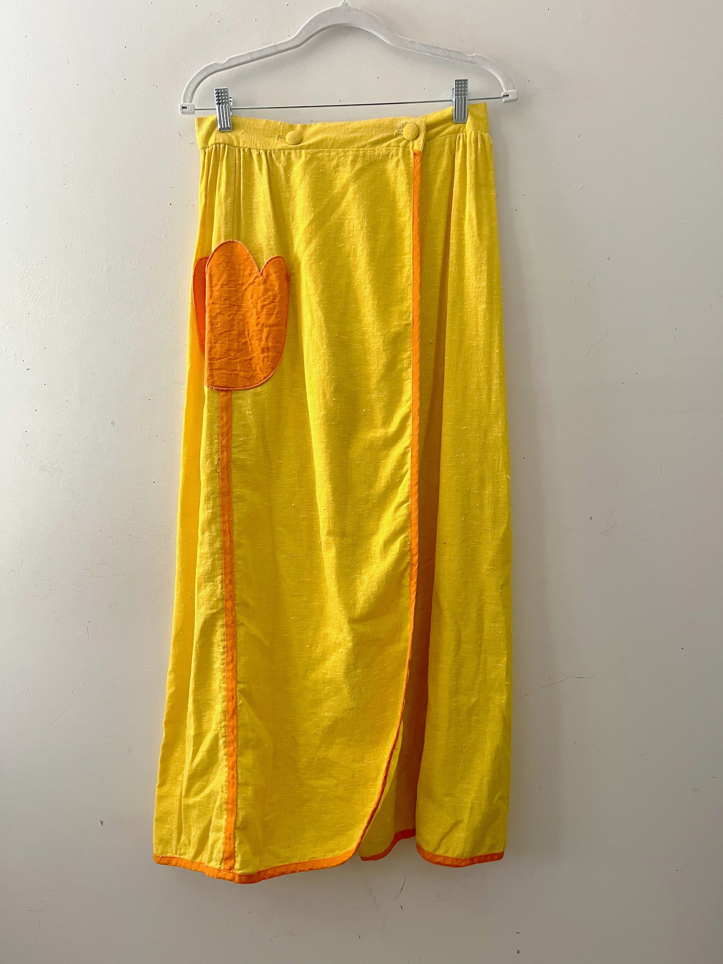 Tulip Wrap Maxi Skirt| Medium