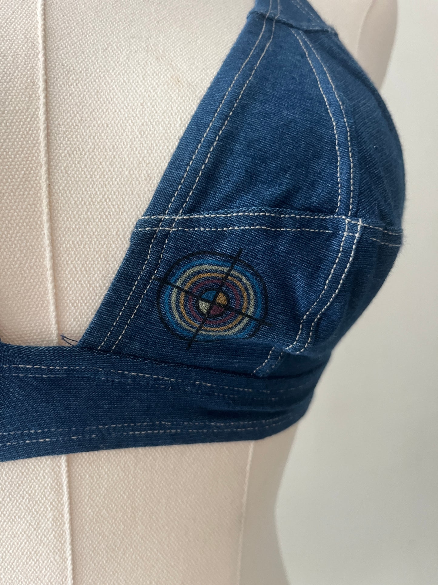 OHDD Denim like Cotton Swim Set Bikini| XS/S