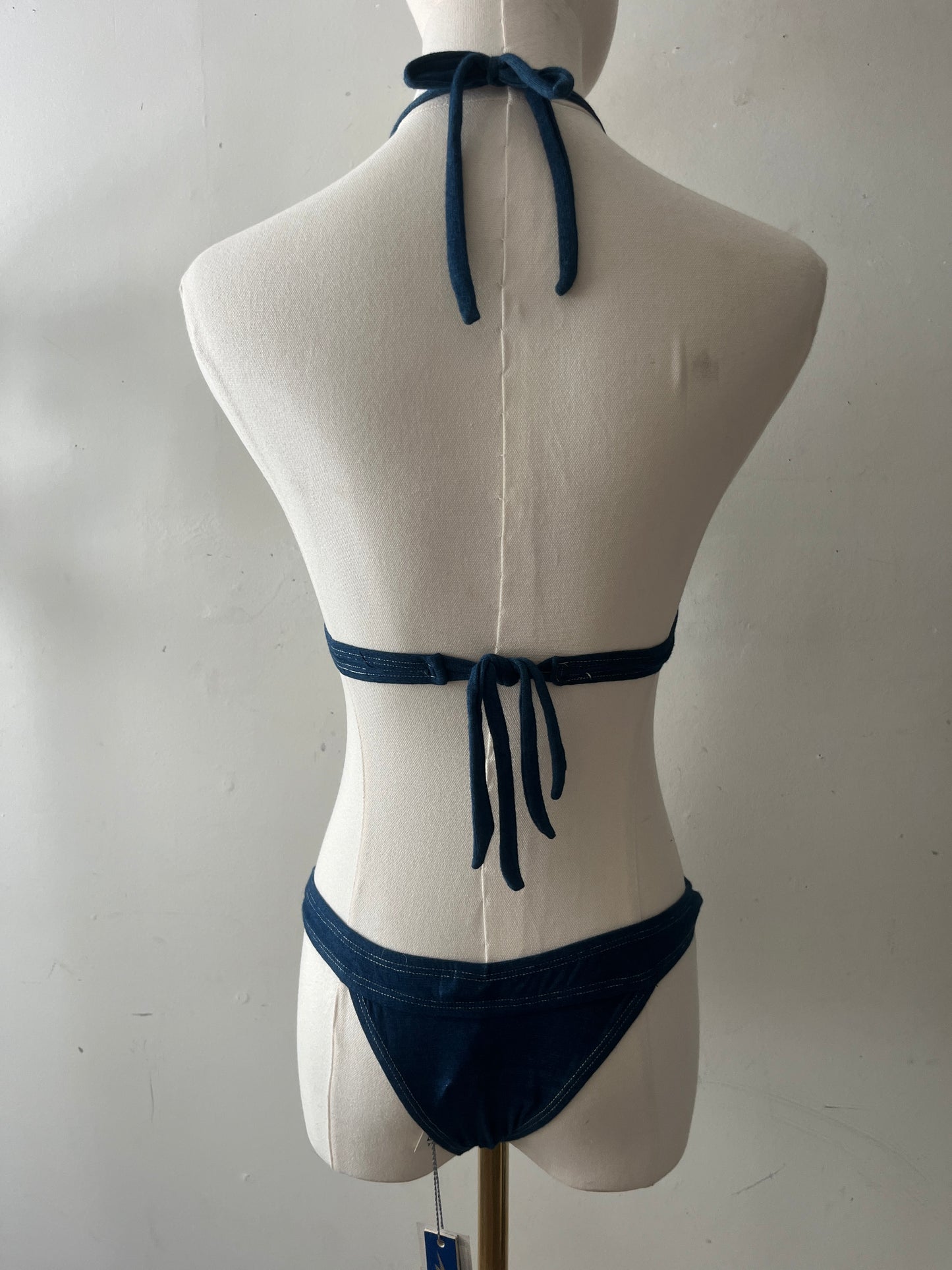 OHDD Denim like Cotton Swim Set Bikini| XS/S