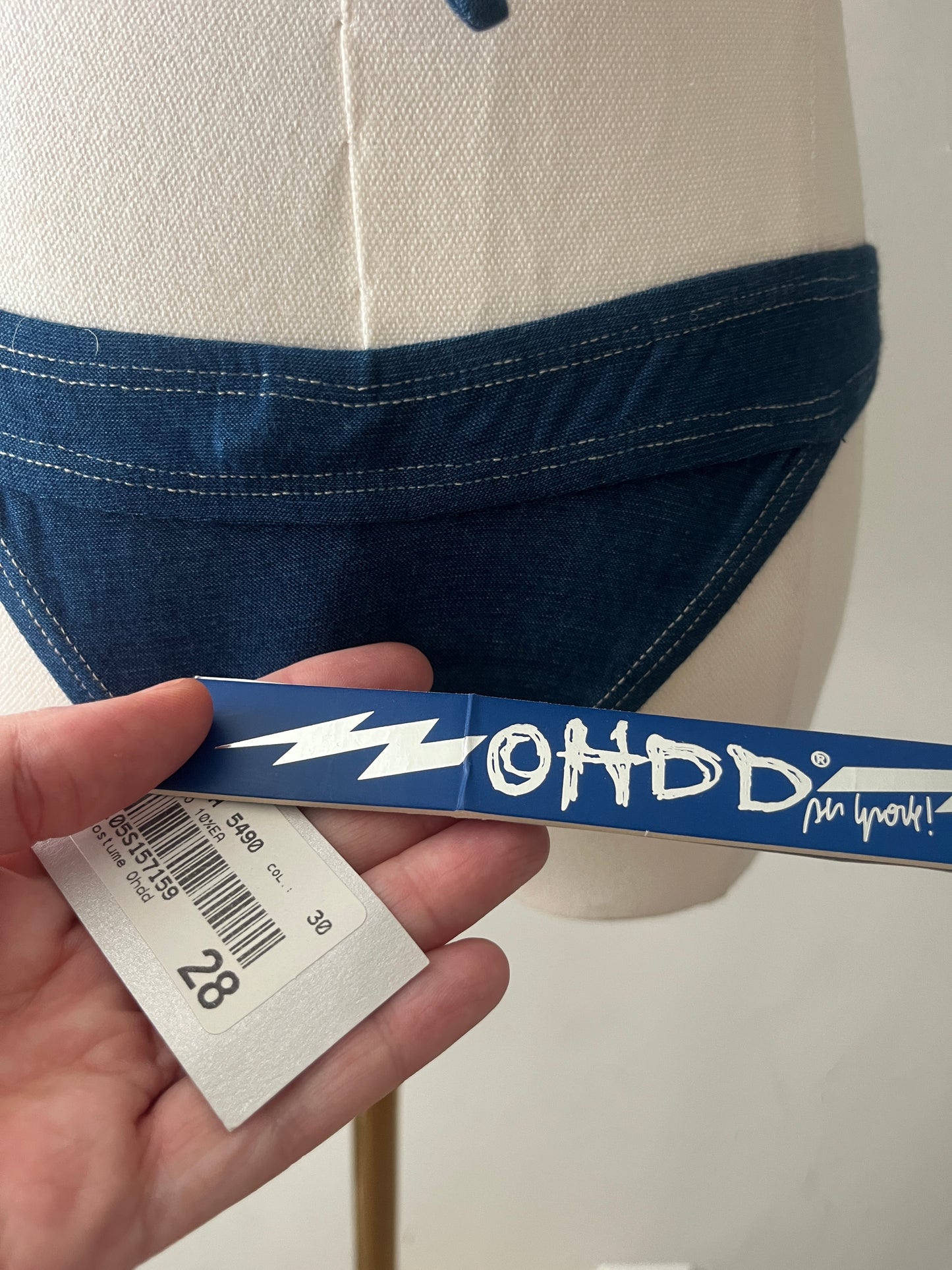 OHDD Denim like Cotton Swim Set Bikini| XS/S