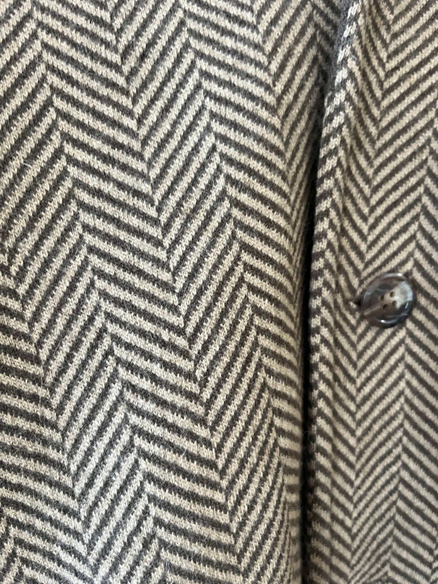 Pierre Cardin Herringbone Wool Knit Jacket| L/XL