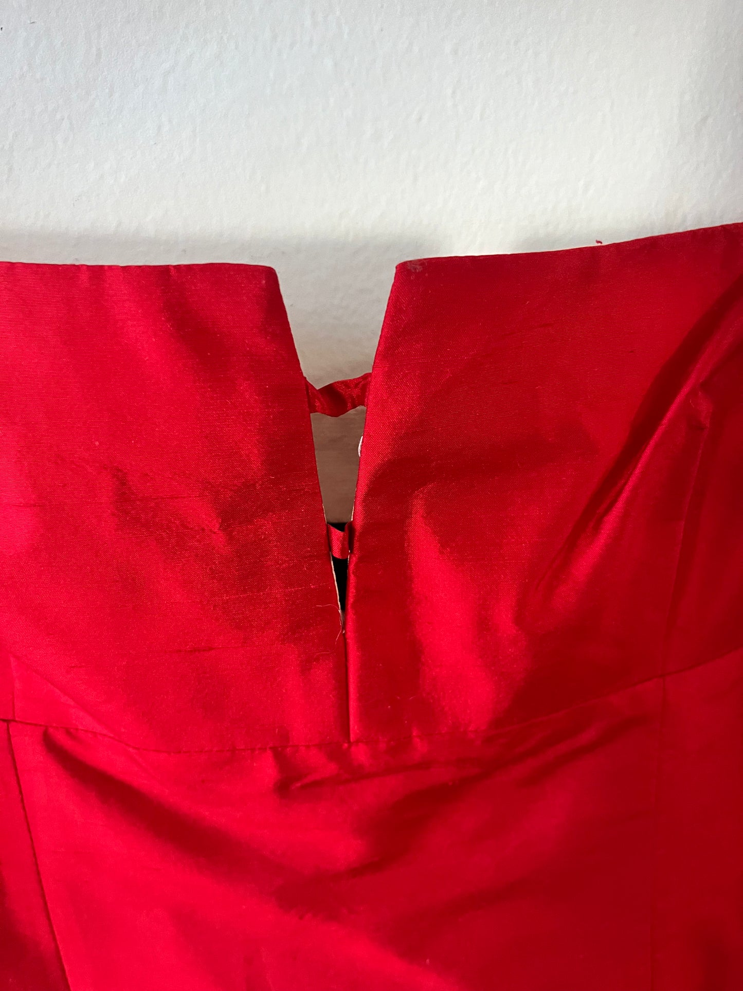 Paris Silk Dupioni Candy Apple Dress| Small