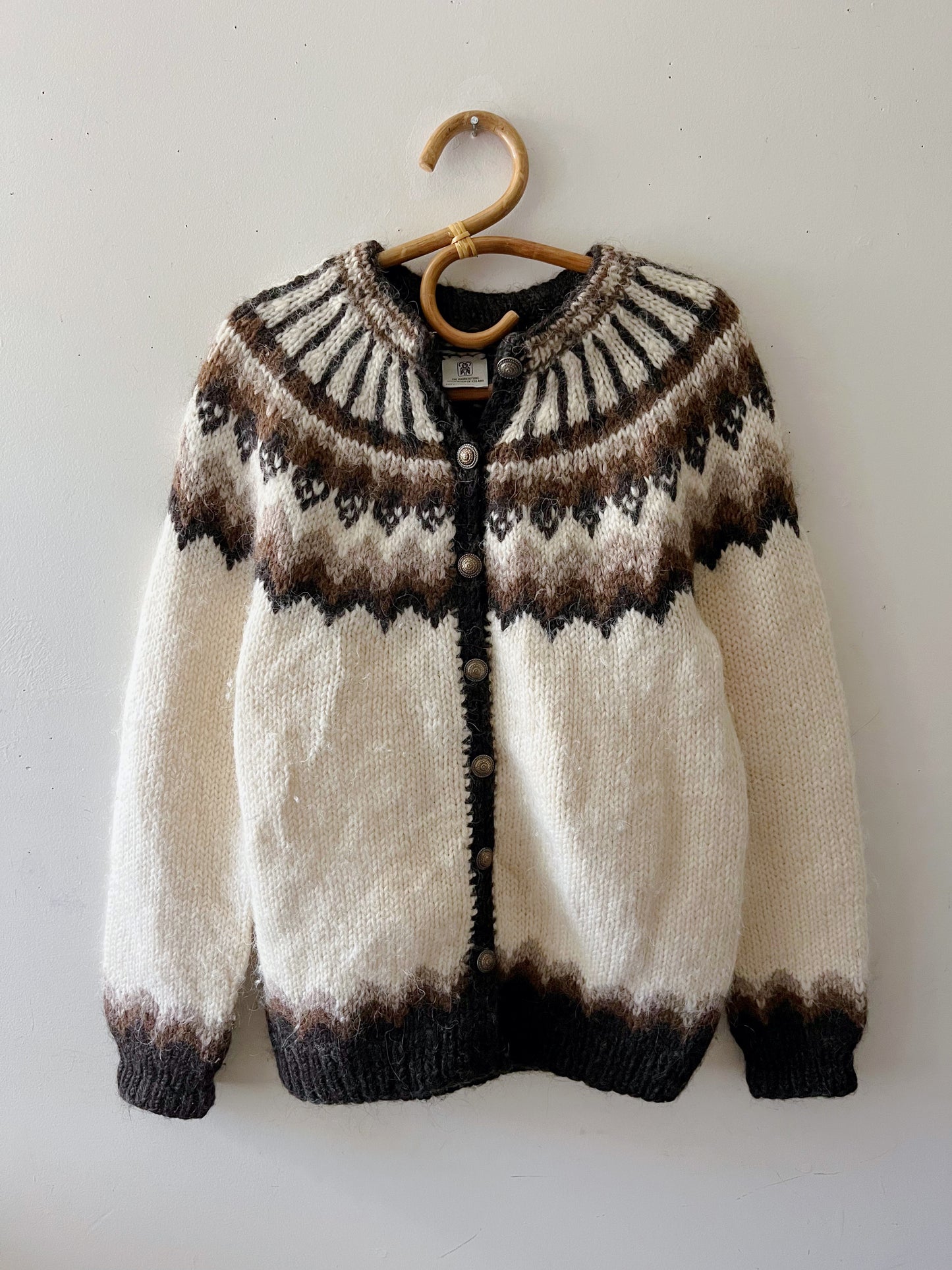 Wool Cardigan Sweater
