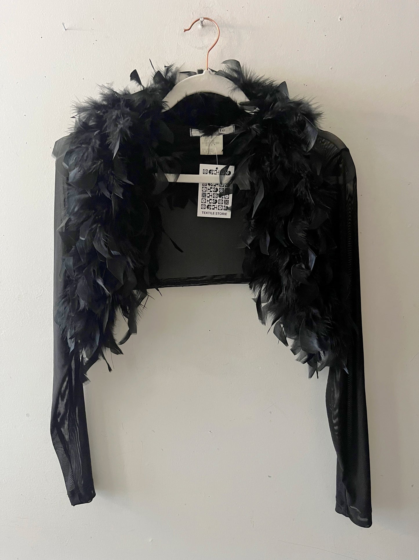Feather Mesh Bolero | Medium