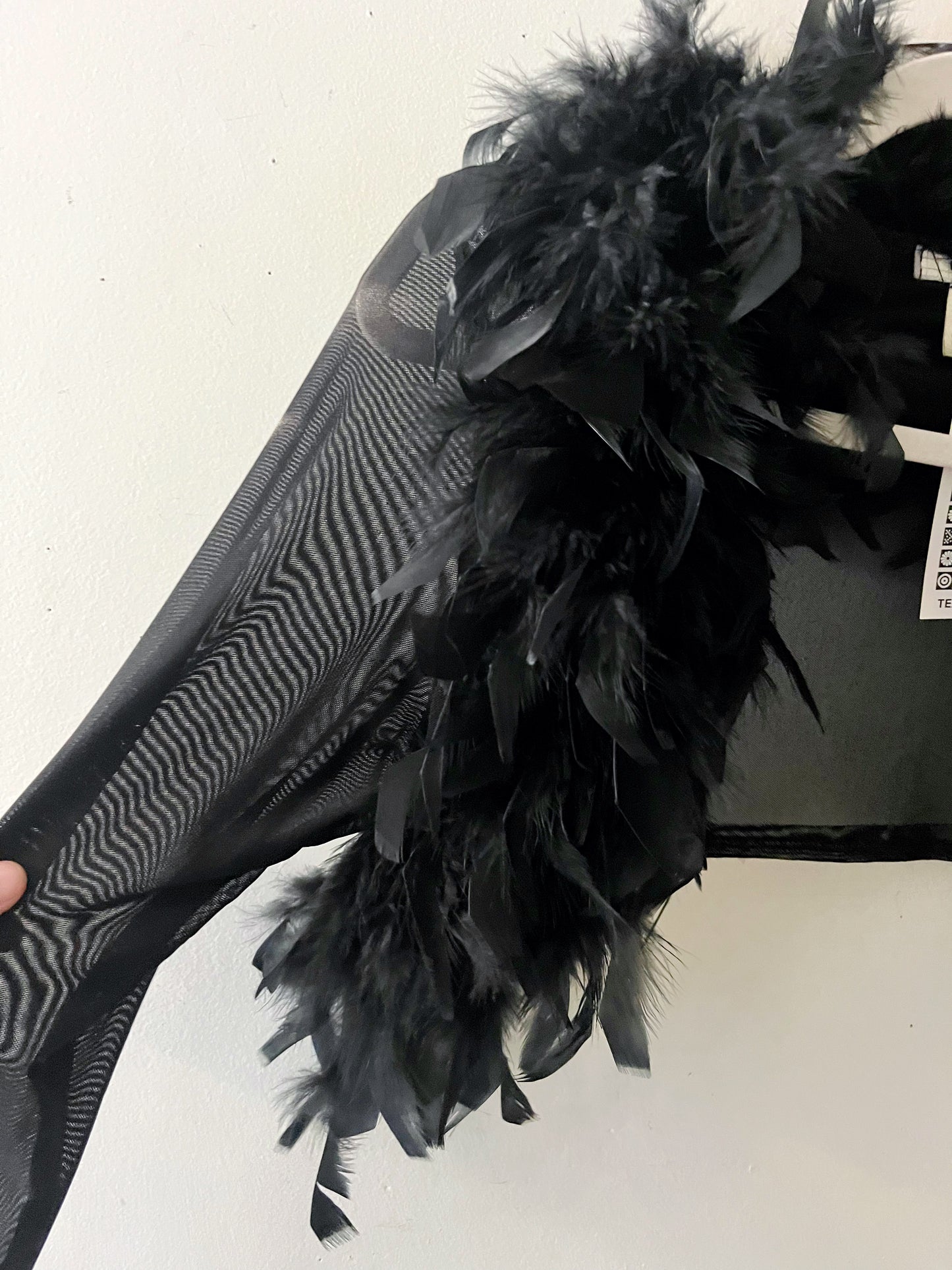 Feather Mesh Bolero | Medium