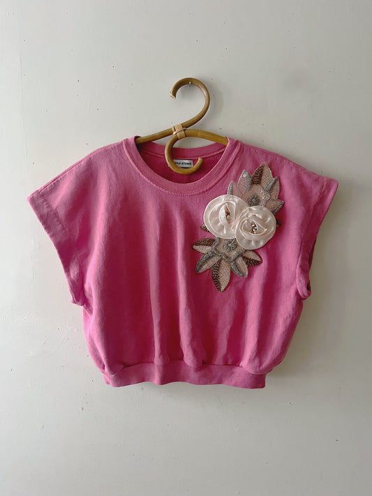 Modern Crew Sweat Top Rosette| One Size