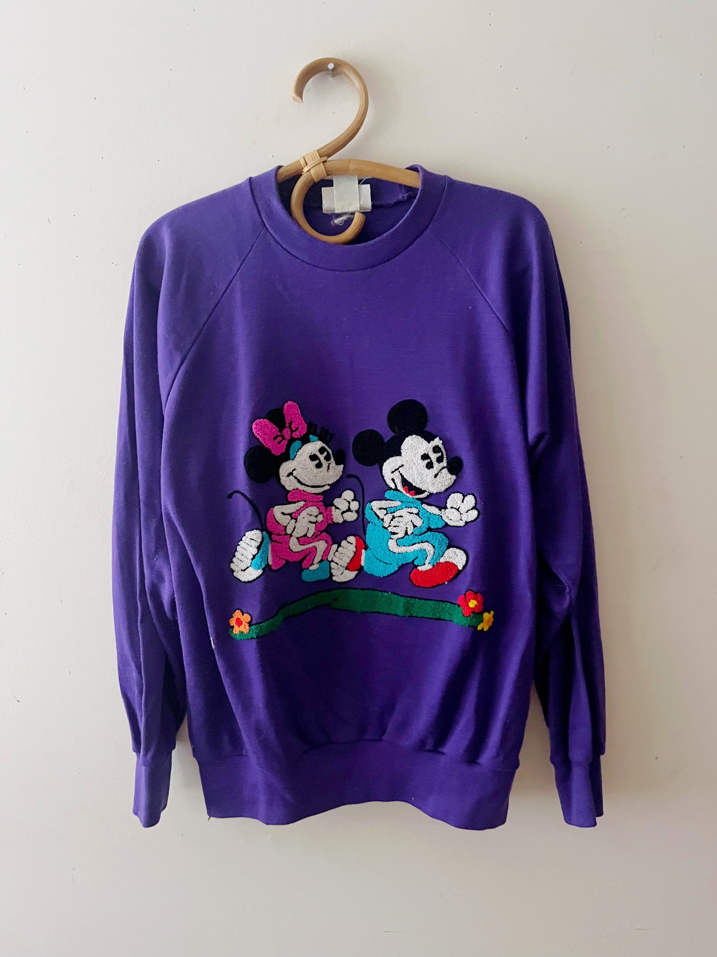 Chenille Texture Disney Graphic Sweatshirt| M/L