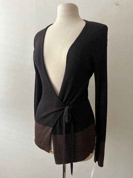 Dries Van Noten Knit Wrap Top| Medium