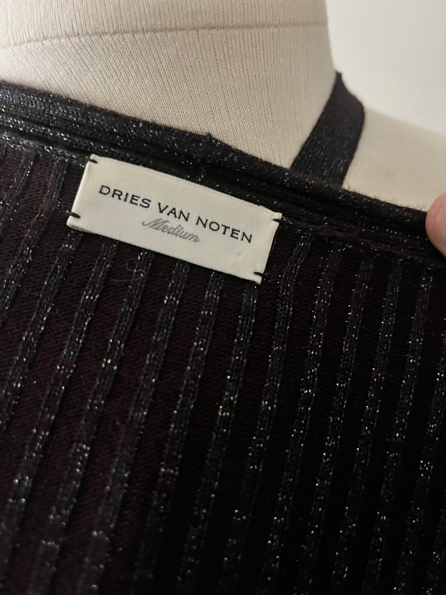 Dries Van Noten Knit Wrap Top| Medium