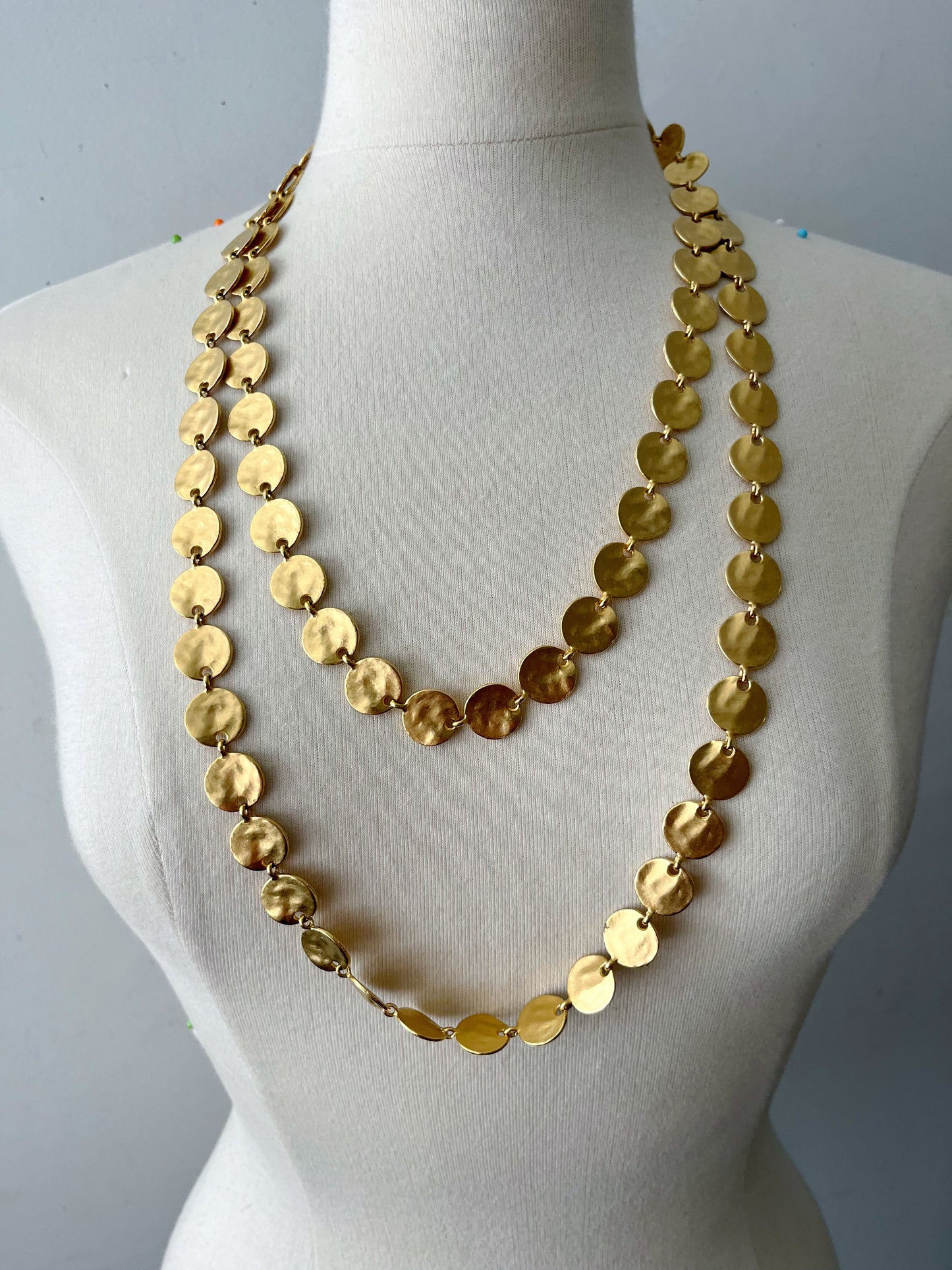 Hammered Coins Necklace