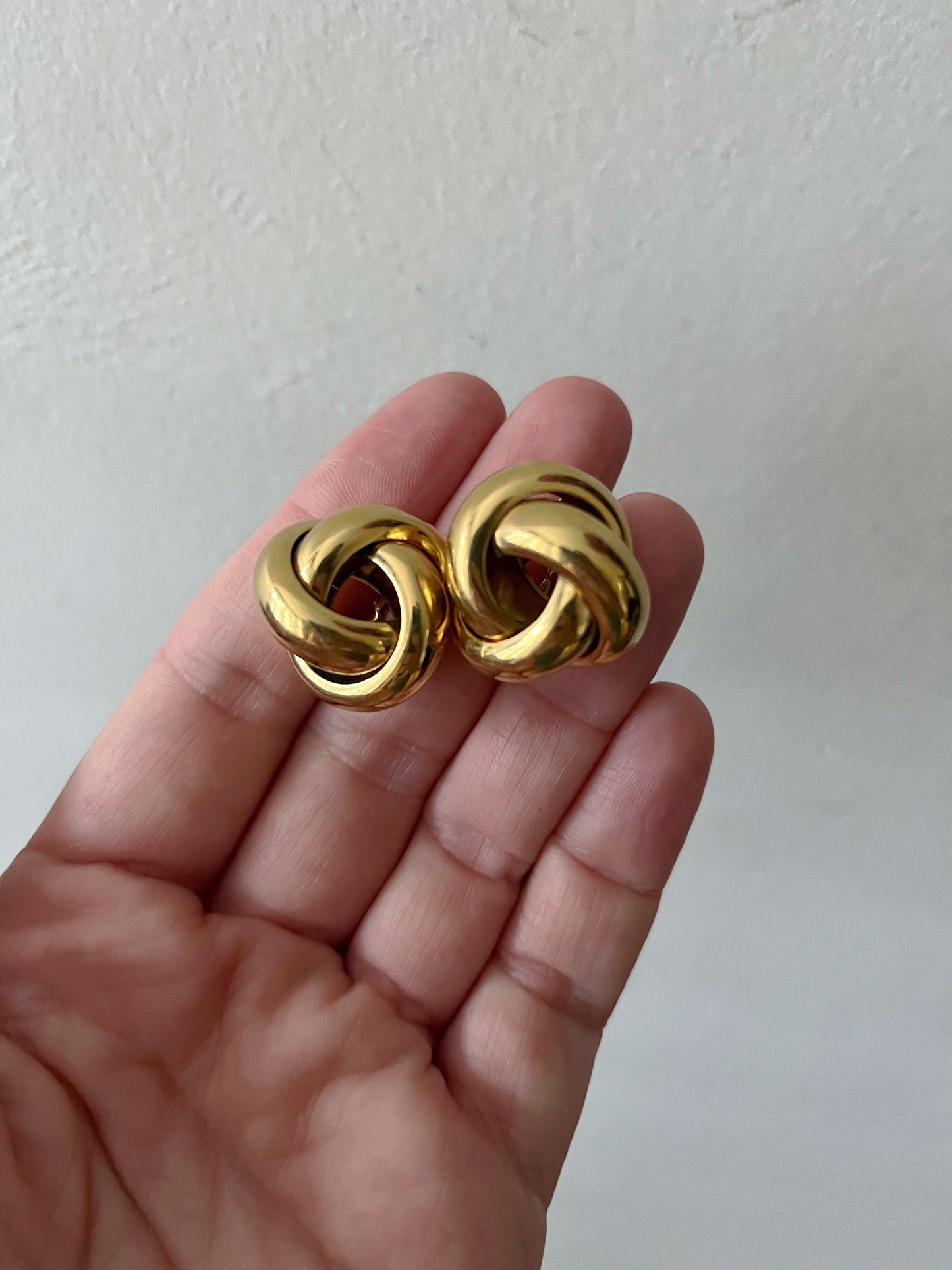 Monet Knot Clip On Earrings