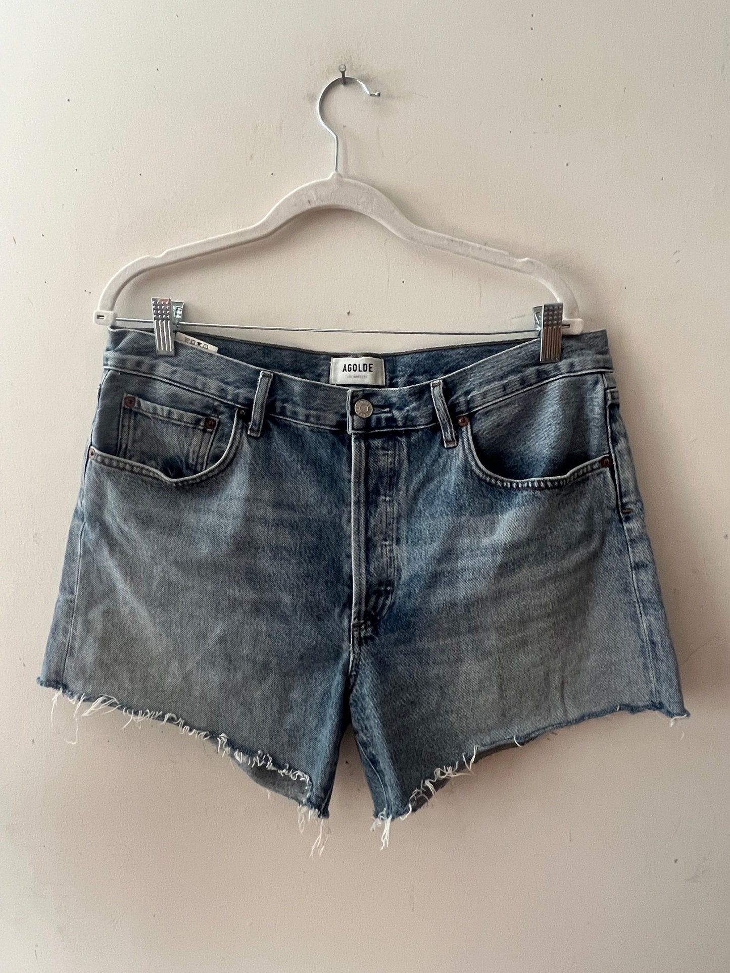Vintage Washed Jean Shorts