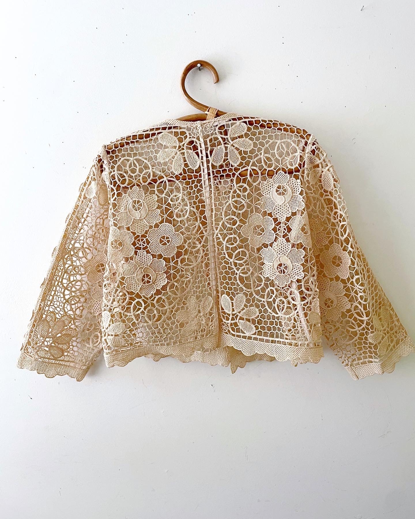 Vintage 2024 lace jacket