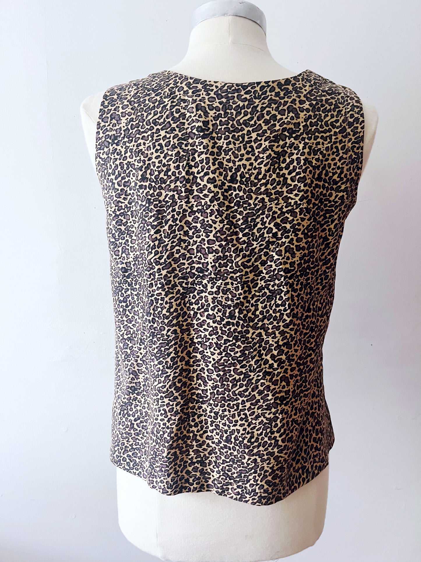 Silk Leopard Tank