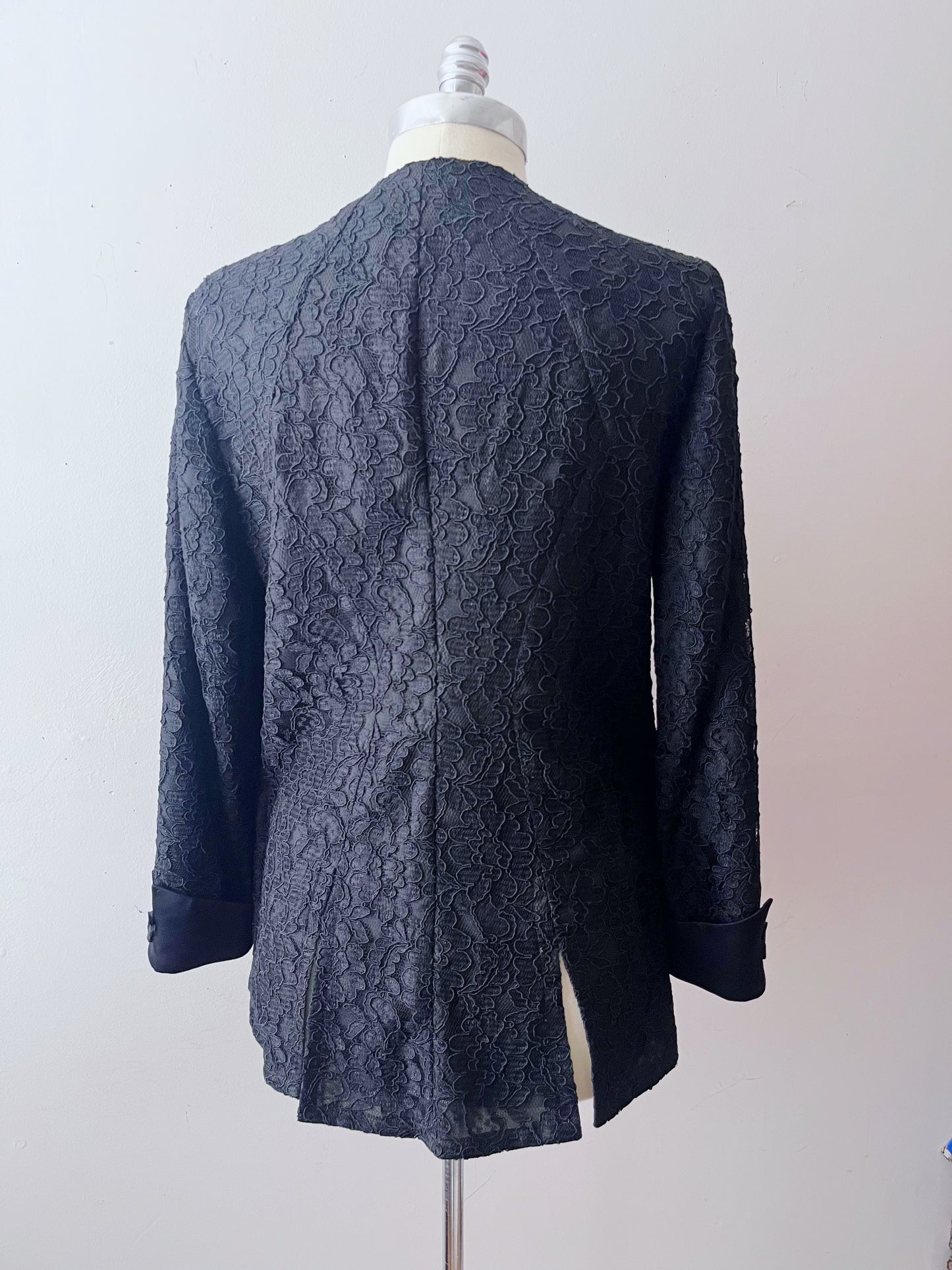 Carwash Panel Lace Blazer Jacket