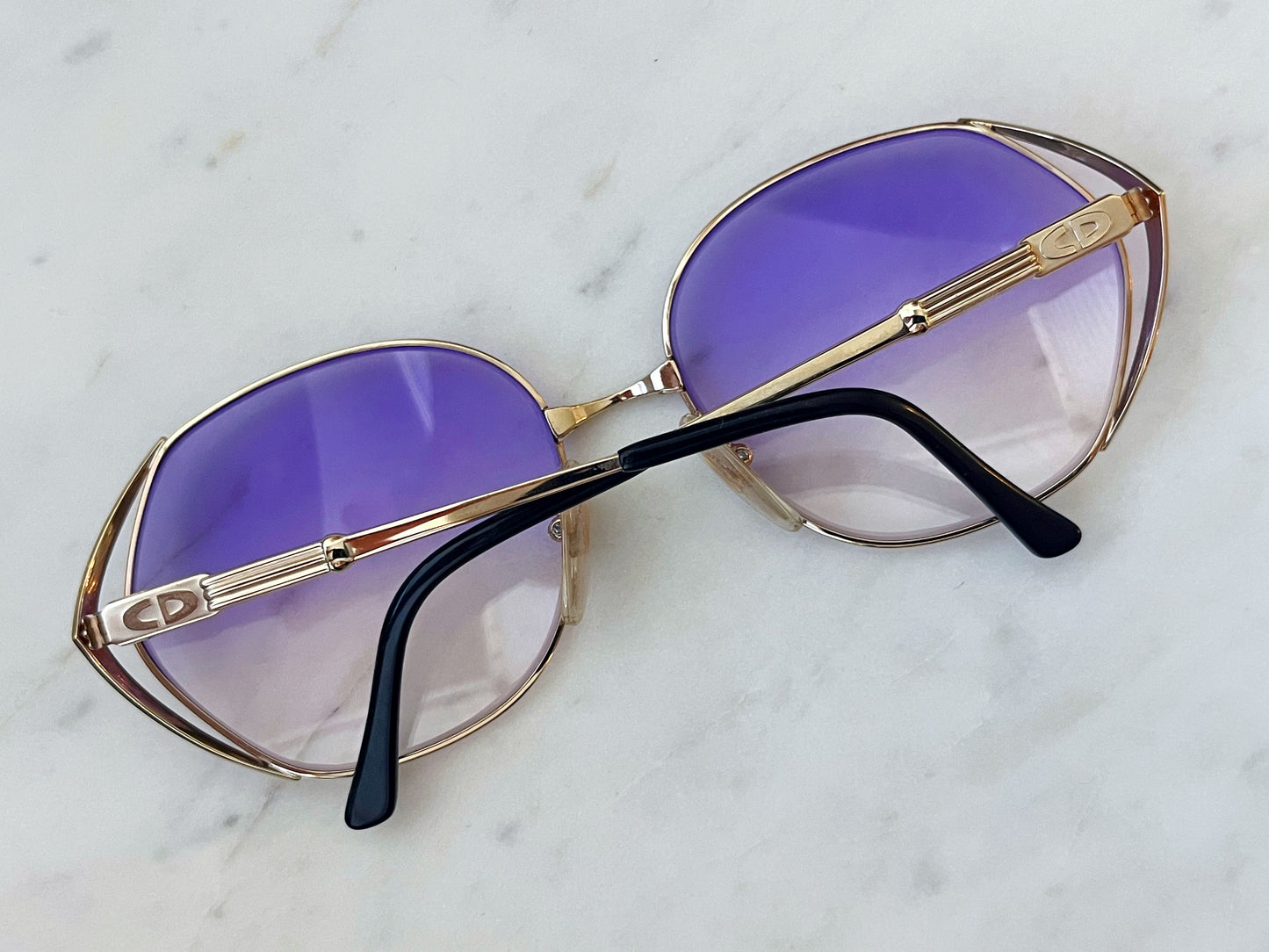 Christian Dior Sunglasses- Deep Pink/Gold
