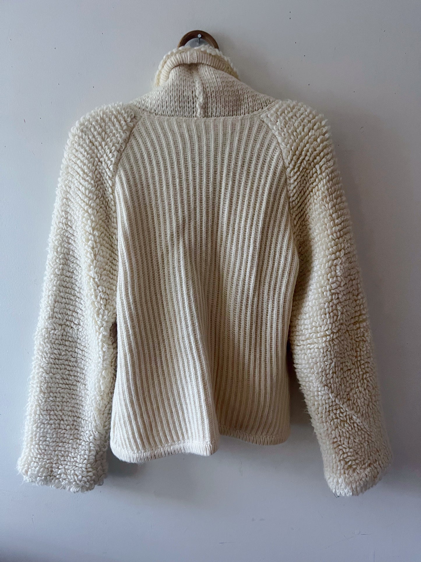 Chloe Mohair Textured Knit Sweater